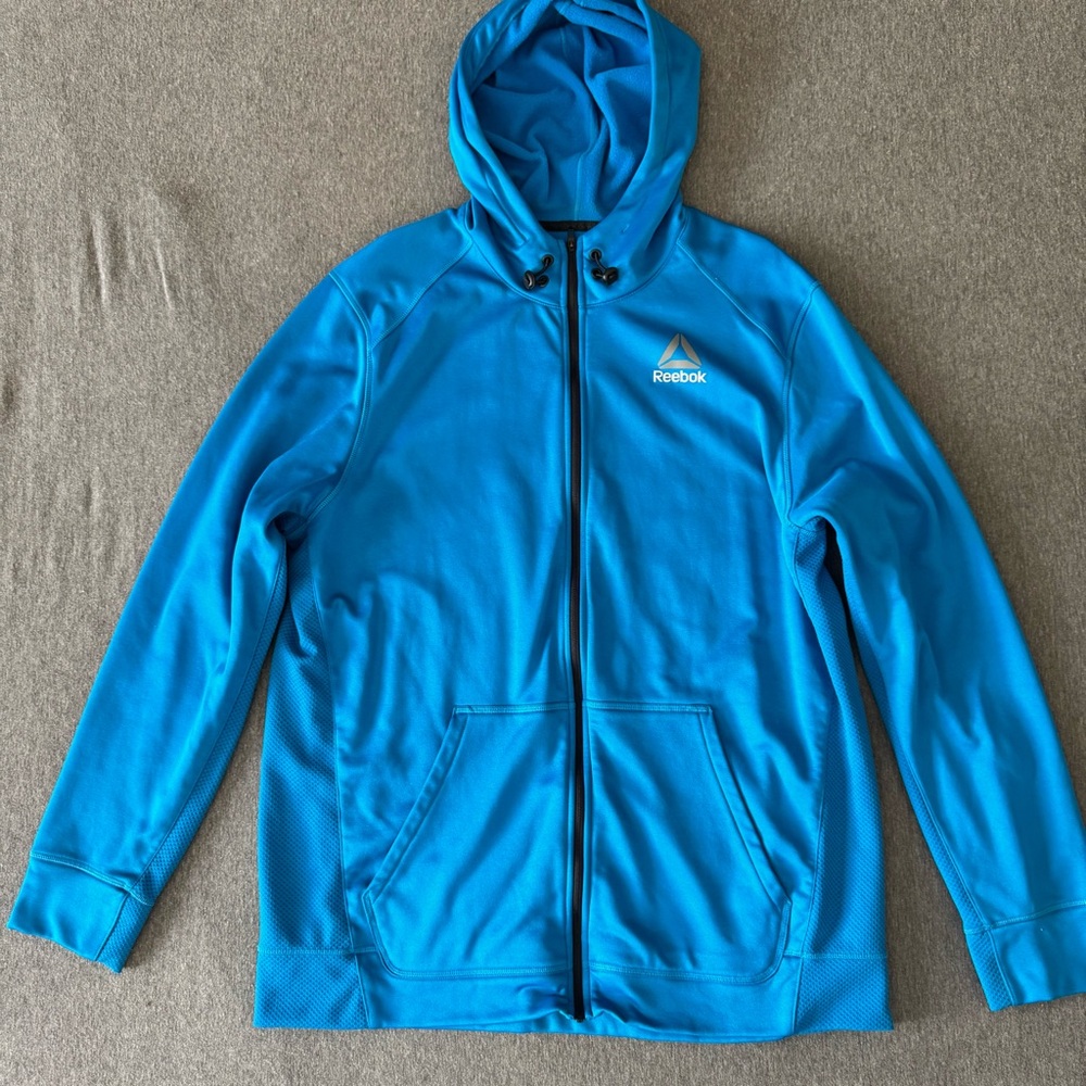 Reebok Teal Zip Hoodie
